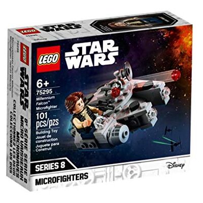 Lego 75295 Star Wars Microfighter Millenium Falk, bouwspeelgoed, met Han Solo minifiguur, creatief spel, jongens en meisjes vanaf 6 jaar Lego 75295 Star Wars Microfighter Millenium Falk, bouwspeelgoed, met Han Solo minifiguur, creatief spel, jongens en meisjes vanaf 6 jaar