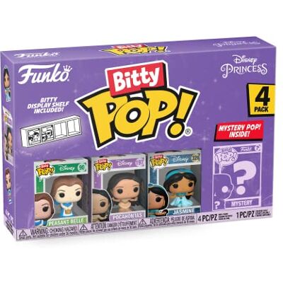 Funko Bitty Pop! Disney Princess – Peasant Belle, Pocahontas, Jasmine en een mysterie minifiguur in verrassing – 2,2 cm verzamelbaar – inclusief stapelbaar rek – cadeau-idee – Disney fans Funko Bitty Pop! Disney Princess – Peasant Belle, Pocahontas, Jasmine en een mysterie minifiguur in verrassing – 2,2 cm verzamelbaar – inclusief stapelbaar rek – cadeau-idee – Disney fans