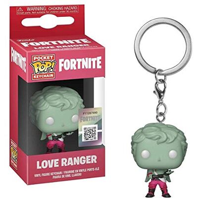 Funko Pop! Sleutelhanger: Fortnite Love Ranger Love Ranger Vinyl minifiguur om te verzamelen fancy sleutelhanger kerstcadeau cadeau-idee Officiële producten Video Games Fans Funko Pop! Sleutelhanger: Fortnite Love Ranger Love Ranger Vinyl minifiguur om te verzamelen fancy sleutelhanger kerstcadeau cadeau-idee Officiële producten Video Games Fans