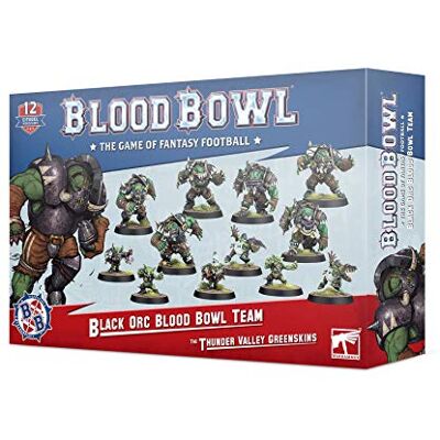 Games Workshop Blood Bowl: Black Orc Team (The Thunder Valley Greenskins) Games Workshop Blood Bowl: Black Orc Team (The Thunder Valley Greenskins)