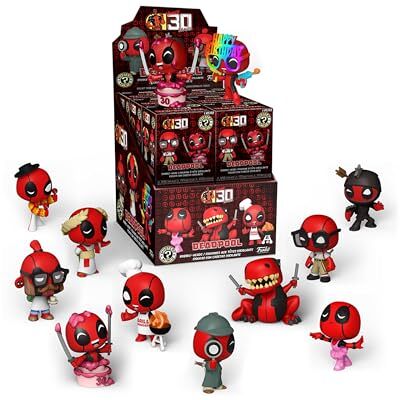 Funko Mystery Mini: Marvel Deadpool 30th 1 of 12 TB Collect Styles Vary Vinyl minifiguur om te verzamelen Cadeau-idee Officiële producten Speelgoed voor kinderen en volwassenen Funko Mystery Mini: Marvel Deadpool 30th 1 of 12 TB Collect Styles Vary Vinyl minifiguur om te verzamelen Cadeau-idee Officiële producten Speelgoed voor kinderen en volwassenen