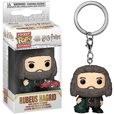 Funko Pop! Sleutelhanger: Harry Potter Holiday Rubeus Hagrid Vinyl minifiguur om te verzamelen fancy sleutelhanger kerstcadeau cadeau-idee Officiële producten Movies Fans Funko Pop! Sleutelhanger: Harry Potter Holiday Rubeus Hagrid Vinyl minifiguur om te verzamelen fancy sleutelhanger kerstcadeau cadeau-idee Officiële producten Movies Fans
