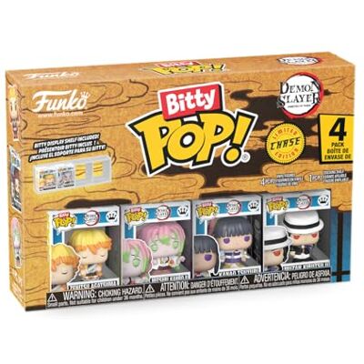 Funko Bitty Pop! Set van 4: Demon Slayer Zenitsu, Mitsuri, Kanao en Mystery Figure Limited Edition Chase Modellen kunnen variëren 2,2 cm verzamelfiguur cadeau-idee Funko Bitty Pop! Set van 4: Demon Slayer Zenitsu, Mitsuri, Kanao en Mystery Figure Limited Edition Chase Modellen kunnen variëren 2,2 cm verzamelfiguur cadeau-idee