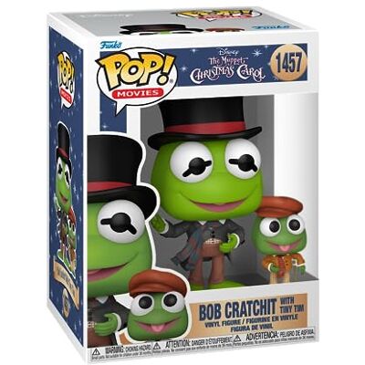 Funko Pop! and Buddy: The Muppet Christmas Carol Kermit The Frog with TT The Muppets Vinyl Figuur om te verzamelen Cadeau-idee Officiële Producten Movies Fans Funko Pop! and Buddy: The Muppet Christmas Carol Kermit The Frog with TT The Muppets Vinyl Figuur om te verzamelen Cadeau-idee Officiële Producten Movies Fans