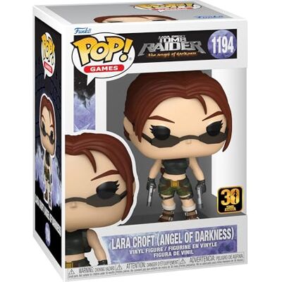 Funko Pop! Games: Tomb Raider Lara Croft, The Angel of Darkness, vinyl figuur om te verzamelen, cadeau-idee, officieel product, speelgoed voor kinderen en volwassenen, videospelfans, voor Funko Pop! Games: Tomb Raider Lara Croft, The Angel of Darkness, vinyl figuur om te verzamelen, cadeau-idee, officieel product, speelgoed voor kinderen en volwassenen, videospelfans, voor