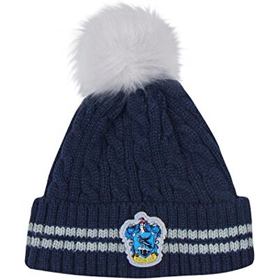 Cinereplicas Harry Potter – Bommelmuts – officieel gelicentieerd product – Haus Ravendle – blauw en grijs – Eén maat Cinereplicas Harry Potter – Bommelmuts – officieel gelicentieerd product – Haus Ravendle – blauw en grijs – Eén maat