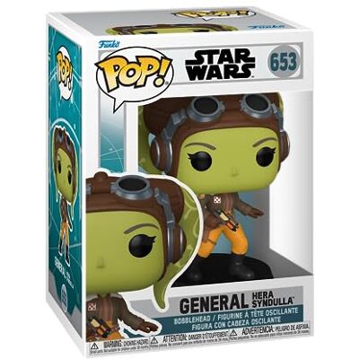 Funko Pop! Star Wars: Ahsoka TV General Hera Syndulla Vinyl figuur om te verzamelen Cadeau-idee Officiële Producten Speelgoed voor Kinderen en Volwassenen TV Fans Funko Pop! Star Wars: Ahsoka TV General Hera Syndulla Vinyl figuur om te verzamelen Cadeau-idee Officiële Producten Speelgoed voor Kinderen en Volwassenen TV Fans