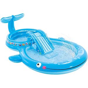 Intex Waterspeelcentrum, waterspeelcentrum, 373 x 234 x 99 cm, 235 liter, 81 kg, gevoerde bodem, zwembad met glijbaan, met sproeier, kinderzwembad vanaf 2 jaar (57176) Intex Waterspeelcentrum, waterspeelcentrum, 373 x 234 x 99 cm, 235 liter, 81 kg, gevoerde bodem, zwembad met glijbaan, met sproeier, kinderzwembad vanaf 2 jaar (57176)