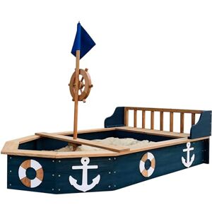 AXI Doris Zandbak, zandbak, houten boot, zandbakboot, draaibaar bootroer aan de mast, inclusief zeil en achtergrond, zandbak als boot, 153 x 90 x 100 cm AXI Doris Zandbak, zandbak, houten boot, zandbakboot, draaibaar bootroer aan de mast, inclusief zeil en achtergrond, zandbak als boot, 153 x 90 x 100 cm