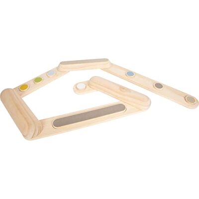 small foot "Adventure" houten schommelbars, bewegingsspel voor kinderen, kan op beide zijden worden gebruikt, vanaf 3 jaar, 12241 small foot "Adventure" houten schommelbars, bewegingsspel voor kinderen, kan op beide zijden worden gebruikt, vanaf 3 jaar, 12241