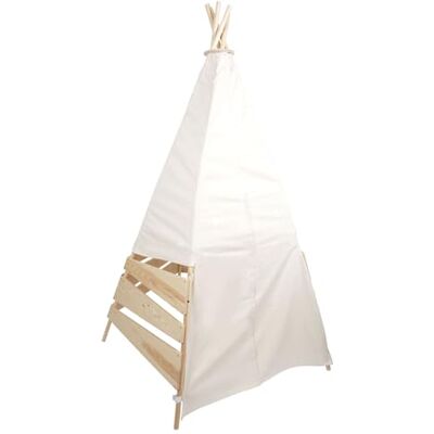 Small Foot 12405 outdoor tipi van hout en stof voor kinderen vanaf 2 jaar Small Foot 12405 outdoor tipi van hout en stof voor kinderen vanaf 2 jaar