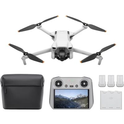 DJI Mini 3 Vole Plus (RC) mini-drone met lichte en opvouwbare camera met 4K HDR-video, 38 minuten vliegtijd, verticale opname en intelligente functies, kleur grijs, C0 DJI Mini 3 Vole Plus (RC) mini-drone met lichte en opvouwbare camera met 4K HDR-video, 38 minuten vliegtijd, verticale opname en intelligente functies, kleur grijs, C0