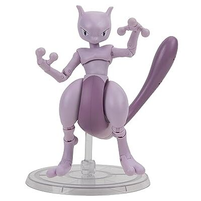 Pokémon Select Mewtwo Super beweegbaar figuur, 15 cm, met meer dan 15 gewrichtspunten Pokémon Select Mewtwo Super beweegbaar figuur, 15 cm, met meer dan 15 gewrichtspunten