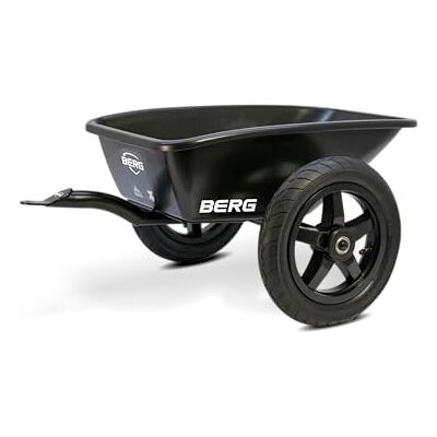 BERG Aanhanger, voor Buddy en Rally, belastbaar tot 5 kg, metalen frame/kunststof bak, aanhanger L, zwart BERG Aanhanger, voor Buddy en Rally, belastbaar tot 5 kg, metalen frame/kunststof bak, aanhanger L, zwart
