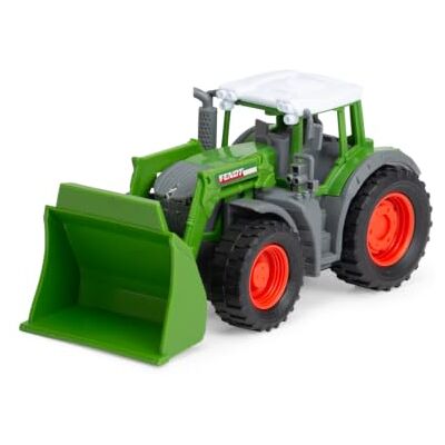 Dickie Toys Fendt Shovel Tractor 1:36 Tractor met vrijloop, beweegbare schep en koppeling, 16,5 cm Dickie Toys Fendt Shovel Tractor 1:36 Tractor met vrijloop, beweegbare schep en koppeling, 16,5 cm