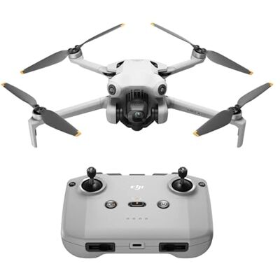DJI Mini 4 Pro ( RC-N2), opvouwbare mini-drone met 4K HDR-camera voor volwassenen, minder dan 249 g, vliegtijd 34 minuten, video-overdrachtsafstand max. 20 km, klasse C0 DJI Mini 4 Pro ( RC-N2), opvouwbare mini-drone met 4K HDR-camera voor volwassenen, minder dan 249 g, vliegtijd 34 minuten, video-overdrachtsafstand max. 20 km, klasse C0