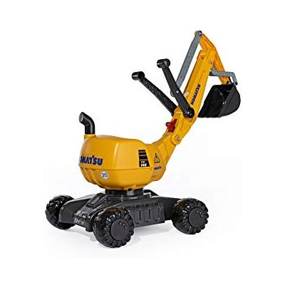 ROLLY TOYS RollyToys 421169 Rollydigger Komatsu (zandspeelgoed, kleur grijs/geel, voor kinderen van 3 tot 8 jaar, automatische vergrendeling) ROLLY TOYS RollyToys 421169 Rollydigger Komatsu (zandspeelgoed, kleur grijs/geel, voor kinderen van 3 tot 8 jaar, automatische vergrendeling)