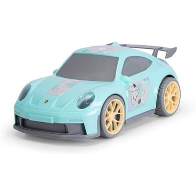 Dickie Toys ABC Porsche 911 GT3 Cozy Chris (27 cm) grote speelgoedauto vanaf 1 jaar met vrijloop en schattige stickers, speelgoed voor baby's en kinderen vanaf 12 maanden Dickie Toys ABC Porsche 911 GT3 Cozy Chris (27 cm) grote speelgoedauto vanaf 1 jaar met vrijloop en schattige stickers, speelgoed voor baby's en kinderen vanaf 12 maanden