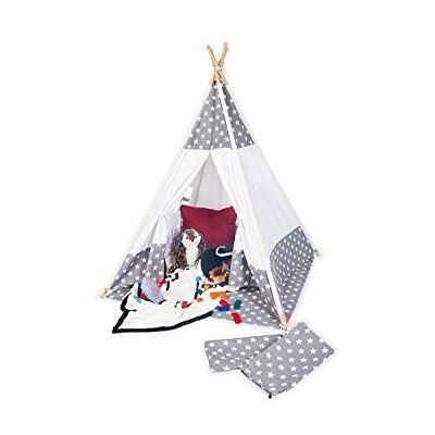 PINOLINO 358043 Tipi Jakara kindertent, meerkleurig PINOLINO 358043 Tipi Jakara kindertent, meerkleurig