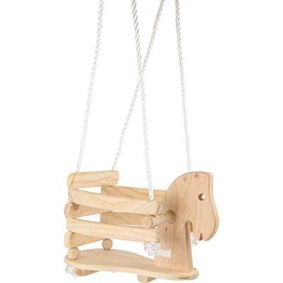 small foot wooden toddler swing pony, sturdy and safe, with raised border, max. 30 kg, from 18 months, 7190 small foot wooden toddler swing pony, sturdy and safe, with raised border, max. 30 kg, from 18 months, 7190