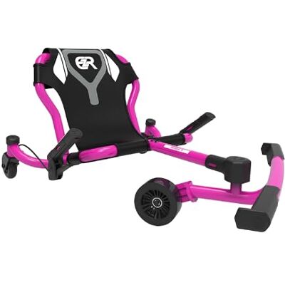 EzyRoller Spinner Ride On Scooter voor kinderen en peuters, outdoor rit op speelgoed met casterwielen voor drijven en strak draaien, tot 150 kg, leeftijd 4 en up roze EzyRoller Spinner Ride On Scooter voor kinderen en peuters, outdoor rit op speelgoed met casterwielen voor drijven en strak draaien, tot 150 kg, leeftijd 4 en up roze