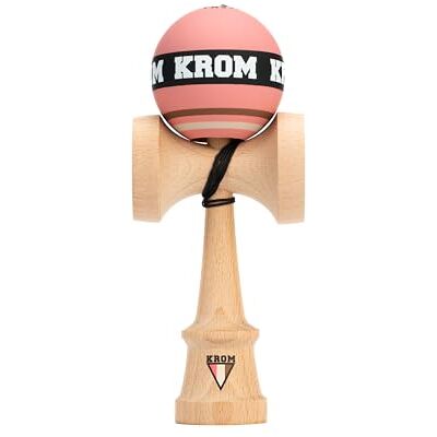 Krom Kendama STROGO Neapolitan Strawberry Houten voor beginners en gevorderde spelers Japanse bilboquet binnen en buiten kinderbilboquet en houten bilboquet voor volwassenen Krom Kendama STROGO Neapolitan Strawberry Houten voor beginners en gevorderde spelers Japanse bilboquet binnen en buiten kinderbilboquet en houten bilboquet voor volwassenen