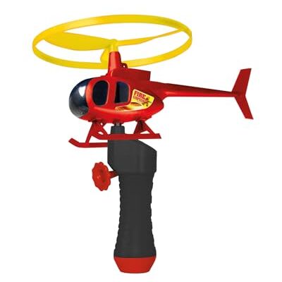 GÜNTHER FLUGSPIELE 1678 Fire Copter helikopter, ca. Ø 12,5 cm, brandweerhelikopter met snelstartgreep en treklauncher, speelgoed voor kinderen vanaf 4 jaar GÜNTHER FLUGSPIELE 1678 Fire Copter helikopter, ca. Ø 12,5 cm, brandweerhelikopter met snelstartgreep en treklauncher, speelgoed voor kinderen vanaf 4 jaar