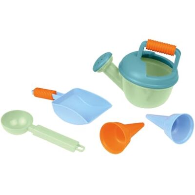 Lena Gieter met accessoires, 5-delig, speelgoedgieter met antislip handgreep (0,5 l), meelschep, ijslepel en 2 ijswafels, TÜV-gecertificeerd, zandspeelgoed voor kinderen vanaf Lena Gieter met accessoires, 5-delig, speelgoedgieter met antislip handgreep (0,5 l), meelschep, ijslepel en 2 ijswafels, TÜV-gecertificeerd, zandspeelgoed voor kinderen vanaf
