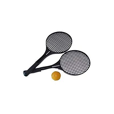 Blue Sky Bluesky tennisracket en 1 bal, zwart, 046521A, 53 cm, outdoor spel vanaf 3 jaar. Blue Sky Bluesky tennisracket en 1 bal, zwart, 046521A, 53 cm, outdoor spel vanaf 3 jaar.