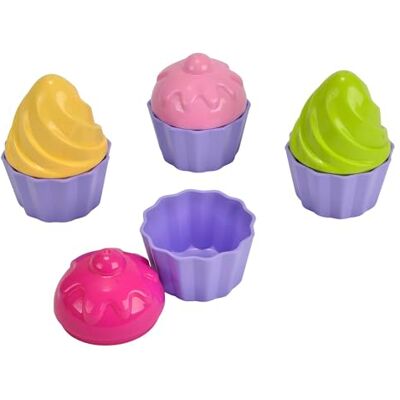 Simba -107102508 zandvormen set Cupcake, 107102508, meerkleurig Simba -107102508 zandvormen set Cupcake, 107102508, meerkleurig