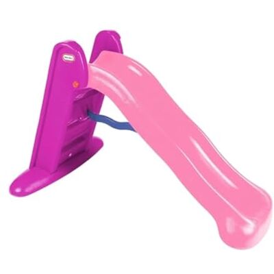 little tikes Easy Store Grote glijbaan, speelplaats voor binnen en buiten, duurzaam, stabiel, veilig, opvouwbaar voor reizen en eenvoudig opbergen little tikes Easy Store Grote glijbaan, speelplaats voor binnen en buiten, duurzaam, stabiel, veilig, opvouwbaar voor reizen en eenvoudig opbergen