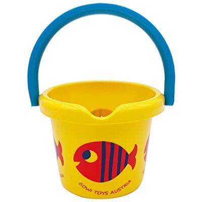 GOWI 550-54 emmer Ø 14 cm geel zand- en waterspeelgoed GOWI 550-54 emmer Ø 14 cm geel zand- en waterspeelgoed