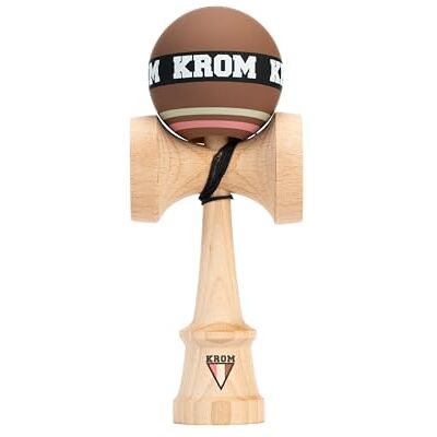 Krom Kendama STROGO Neapolitan Chocolate houten voor beginners en gevorderde spelers Japanse bilboquet binnen en buiten kinderbilboquet en houten bilboquet voor volwassenen Krom Kendama STROGO Neapolitan Chocolate houten voor beginners en gevorderde spelers Japanse bilboquet binnen en buiten kinderbilboquet en houten bilboquet voor volwassenen
