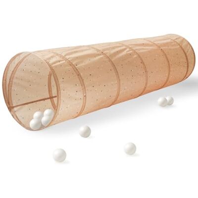 3 Sprouts Speeltunnel voor kinderen, opvouwbaar van gerecyclede stof, kruipplezier voor peuters, baby's en kinderen om te kruipen, ruw motorspeelgoed voor binnen spelen 3 Sprouts Speeltunnel voor kinderen, opvouwbaar van gerecyclede stof, kruipplezier voor peuters, baby's en kinderen om te kruipen, ruw motorspeelgoed voor binnen spelen