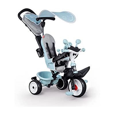 Smoby Baby Driver Plus driewieler voor kinderen, metalen frame, blauw Smoby Baby Driver Plus driewieler voor kinderen, metalen frame, blauw