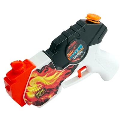 Simba 107276240 Waterzone Storm Trick Blaster, in kleur bedrukt, afzuigmechanisme, 270° draaibare opening, dubbele straal, tankvolume 150 ml, bereik: 6 m, 20 cm, vanaf 3 jaar Simba 107276240 Waterzone Storm Trick Blaster, in kleur bedrukt, afzuigmechanisme, 270° draaibare opening, dubbele straal, tankvolume 150 ml, bereik: 6 m, 20 cm, vanaf 3 jaar
