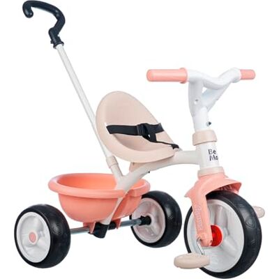 Smoby Be Move Rose driewieler 2-in-1 uitbreidbaar Veiligheidsgordel, 3-traps verstelbare oudergreep Vanaf 15 maanden tot 4 jaar Gemaakt in Spanje Smoby Be Move Rose driewieler 2-in-1 uitbreidbaar Veiligheidsgordel, 3-traps verstelbare oudergreep Vanaf 15 maanden tot 4 jaar Gemaakt in Spanje
