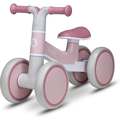 Lionelo Villy Kinderfiets voor kinderen van 12 tot 36 maanden, licht (2 kg), met 4 wielen Lionelo Villy Kinderfiets voor kinderen van 12 tot 36 maanden, licht (2 kg), met 4 wielen