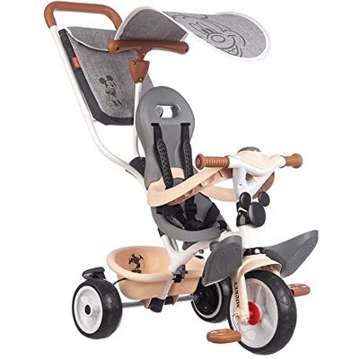 Smoby Mickey Baby Balade Plus driewieler – evolutionaire kinderfiets vanaf 10 maanden – stil – claxon – 741402 Smoby Mickey Baby Balade Plus driewieler – evolutionaire kinderfiets vanaf 10 maanden – stil – claxon – 741402