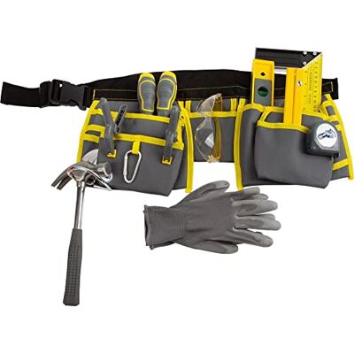 small foot Profi XL gereedschapsriem met gereedschap, verstelbaar en met accessoires, voor kinderen vanaf 8 jaar, 11798 small foot Profi XL gereedschapsriem met gereedschap, verstelbaar en met accessoires, voor kinderen vanaf 8 jaar, 11798