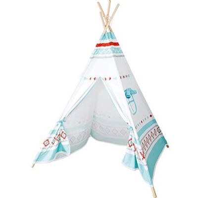 small foot 11216 Tipi speeltent hout katoen bont small foot 11216 Tipi speeltent hout katoen bont