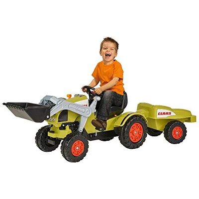 BIG Claas Celtis Loader met aanhanger, kindertractoren, speelgoed met precisiekettingaandrijving, 3-voudig verstelbare zitting, tot 50 kg, Claas licentie, voor kinderen vanaf 3 jaar BIG Claas Celtis Loader met aanhanger, kindertractoren, speelgoed met precisiekettingaandrijving, 3-voudig verstelbare zitting, tot 50 kg, Claas licentie, voor kinderen vanaf 3 jaar