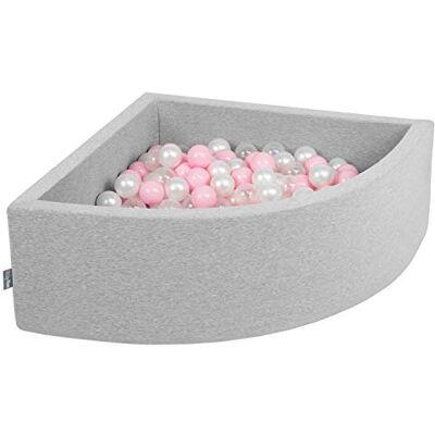 KiddyMoon Ballenbad met ballen, diameter 7 cm, voor baby's, kinderen, kwart KiddyMoon Ballenbad met ballen, diameter 7 cm, voor baby's, kinderen, kwart
