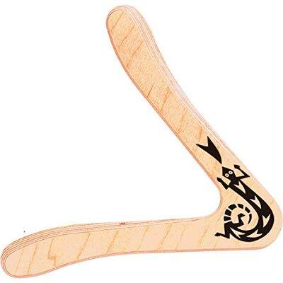 GÜNTHER FLUGSPIELE Paul Günther 1378 Boomerang Sirius, klassieke vorm, diameter ca. 25 cm, van Fins vliegend multiplex 44 mm dik, vliegt ongeveer 15-20 m, geschikt voor rechtshandigen GÜNTHER FLUGSPIELE Paul Günther 1378 Boomerang Sirius, klassieke vorm, diameter ca. 25 cm, van Fins vliegend multiplex 44 mm dik, vliegt ongeveer 15-20 m, geschikt voor rechtshandigen