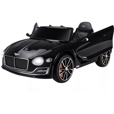 HOMCOM Elektrisch voertuig voor kinderen, 2 motoren, 108 x 60 x 43 cm, afstandsbediening, geluidseffecten + licht, zwart, Bentley HOMCOM Elektrisch voertuig voor kinderen, 2 motoren, 108 x 60 x 43 cm, afstandsbediening, geluidseffecten + licht, zwart, Bentley