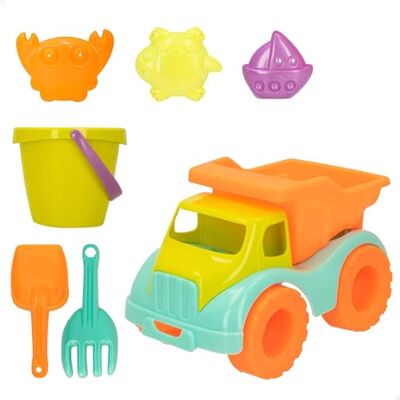 COLORBABY Strandspeelgoedset, vrachtwagen, vrachtwagen COLORBABY Strandspeelgoedset, vrachtwagen, vrachtwagen