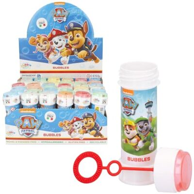 COLORBABY DULCOP Paw Patrol/Paw Patrol bubbels, 60 ml, wit, kunststof, officiële licentie, speelgoed voor kinderen, buitenspel, vanaf 3 jaar COLORBABY DULCOP Paw Patrol/Paw Patrol bubbels, 60 ml, wit, kunststof, officiële licentie, speelgoed voor kinderen, buitenspel, vanaf 3 jaar
