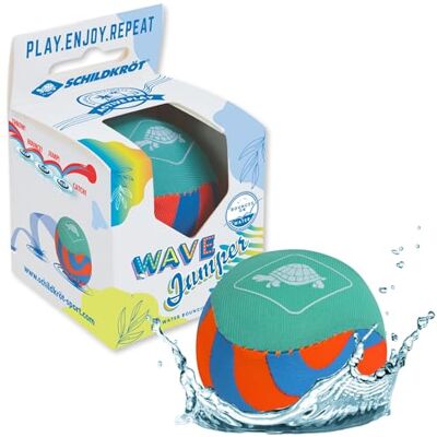 Schildkröt Wave Jumper, de bal die op het wateroppervlak springt, Ø 55 mm, zeer leuk voor zwembad en zee, 970329 Schildkröt Wave Jumper, de bal die op het wateroppervlak springt, Ø 55 mm, zeer leuk voor zwembad en zee, 970329