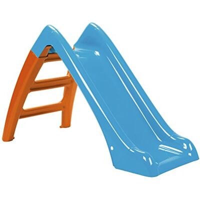Feber Slide, kleine buitenglijbaan, 107 cm helling, voor kinderen van 1 tot 5 jaar Feber Slide, kleine buitenglijbaan, 107 cm helling, voor kinderen van 1 tot 5 jaar