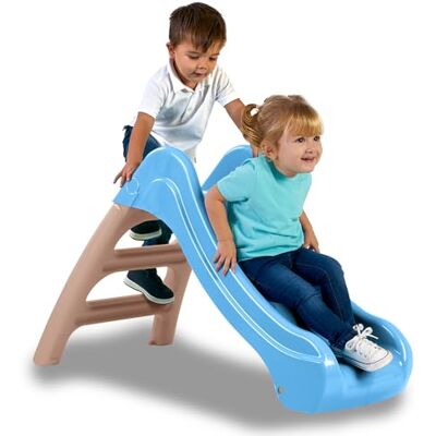 Feber Droomglijbaan, kleine tuinglijbaan, antislip trap, kleuren zonbestendig en weerbestendig, eenvoudige montage, vanaf 1 jaar, Famosa (FEL15000) Feber Droomglijbaan, kleine tuinglijbaan, antislip trap, kleuren zonbestendig en weerbestendig, eenvoudige montage, vanaf 1 jaar, Famosa (FEL15000)